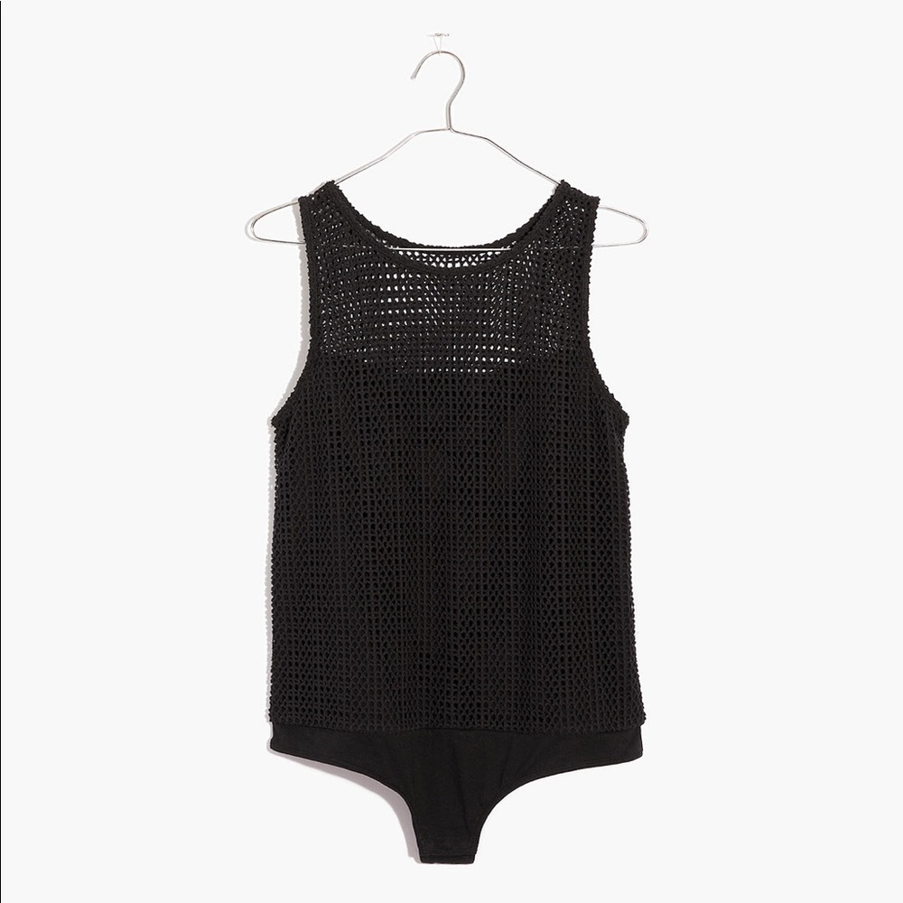 Madewell Mesh Thong Bodysuit